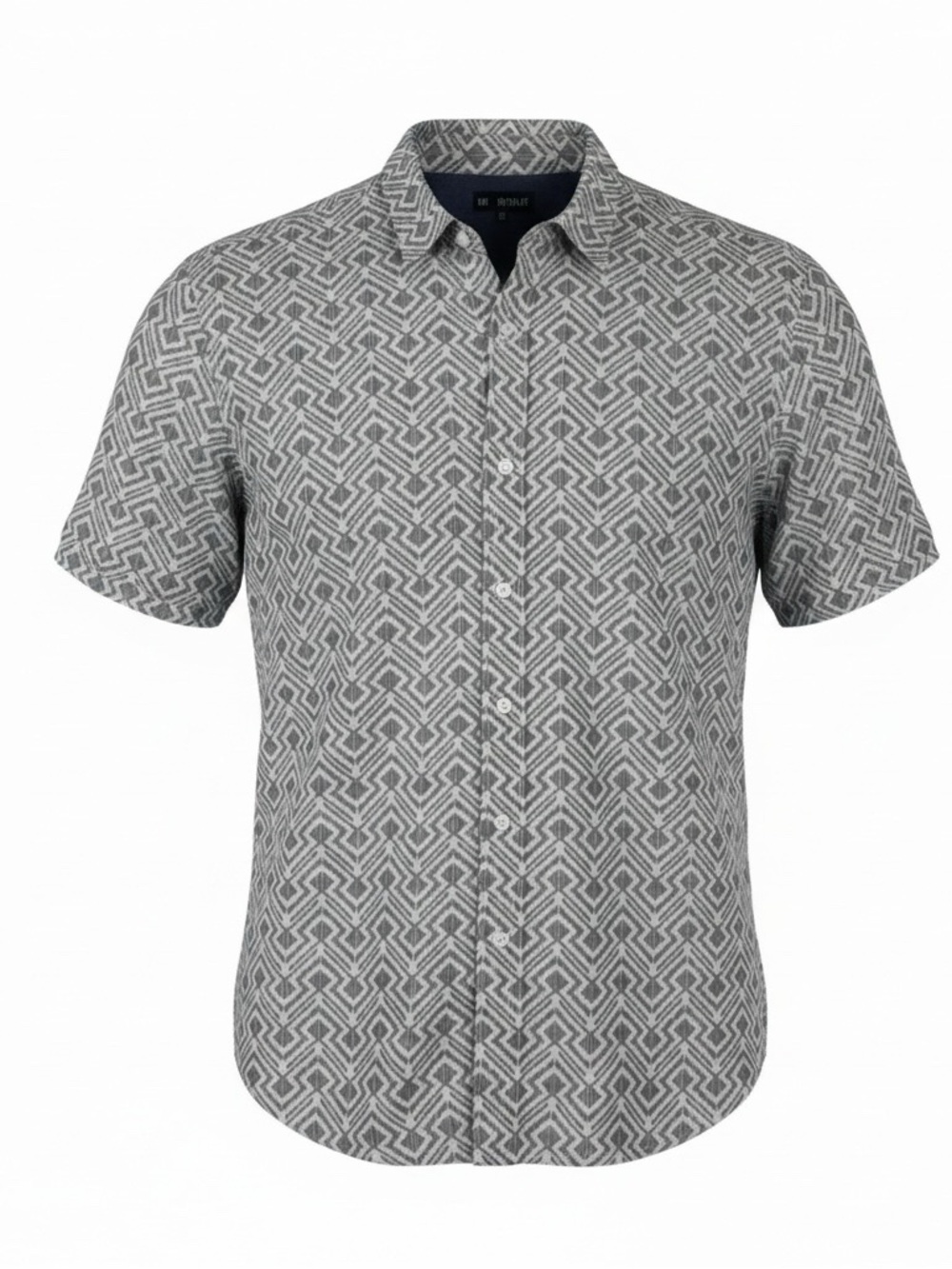 No Retreat Men's Geometric Shirt. Sz. XL